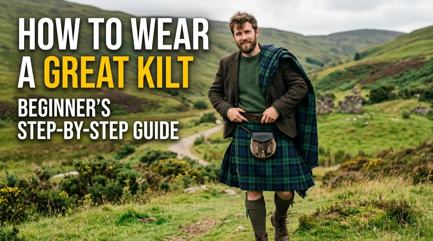 How to wear a great kilt: step-by-step guide for beginners