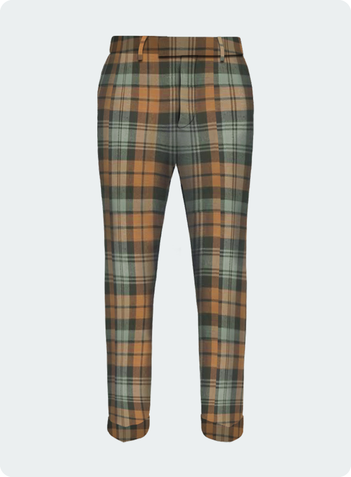 Premium Quality Black Watch Weathered Tartan Trouser