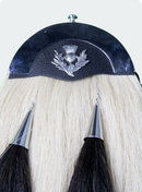 Custom Made Leather Cantle Horse Hair Kilt Sporran