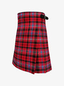 Red plaid kilt on a white background