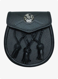 Black Leather Daywear Sporran