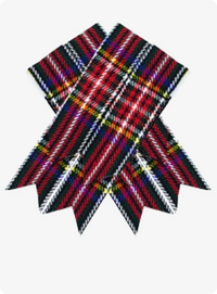 Black Stewart Tartan Kilt Flashes