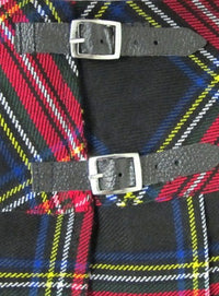 Black Stewart Women Tartan Skirt