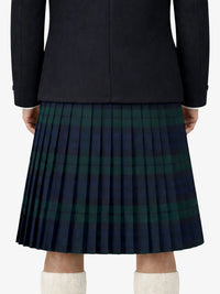 Black Watch Tartan Kilt Model Back