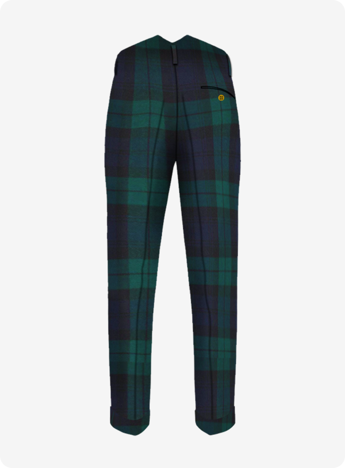 Custom Made Black Watch Tartan Pant