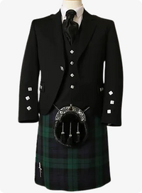 Black Watch Tartan Utility Kilt Outfit