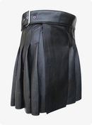 Black Women's Leather Kilt