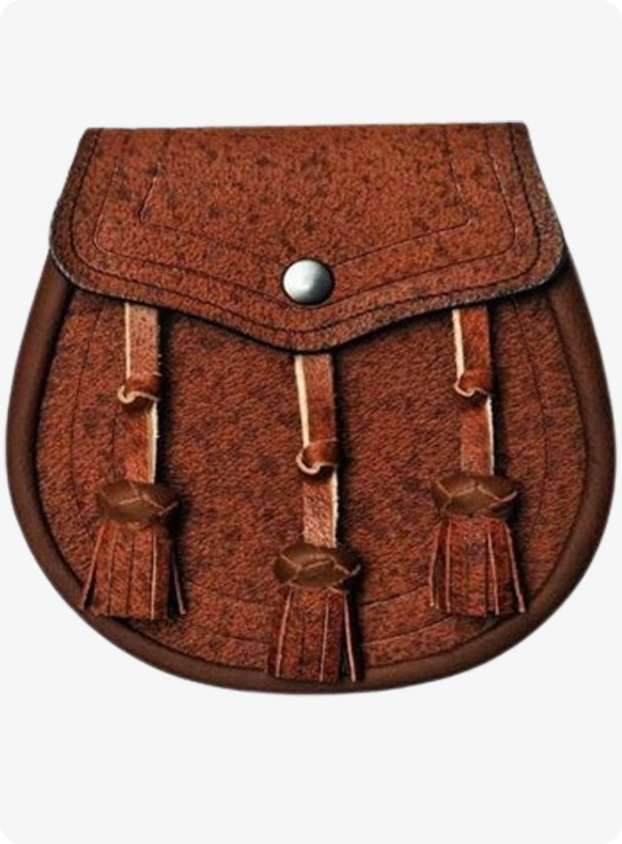 Hand Made Brown Leather Sporran