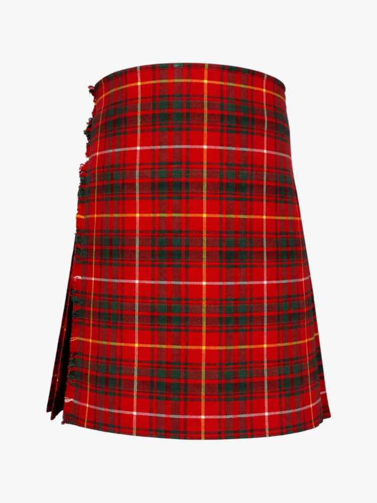 Bruce Modern Tartan Kilt Front