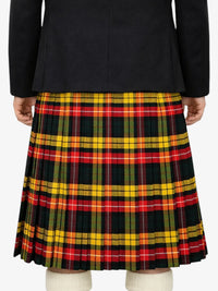 Buchanan Tartan Kilt Model Back
