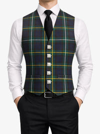 Campbell of Argyll Tartan Waistcoat Front