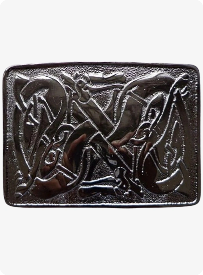 Celtic Weave Kilt Belt Buckle