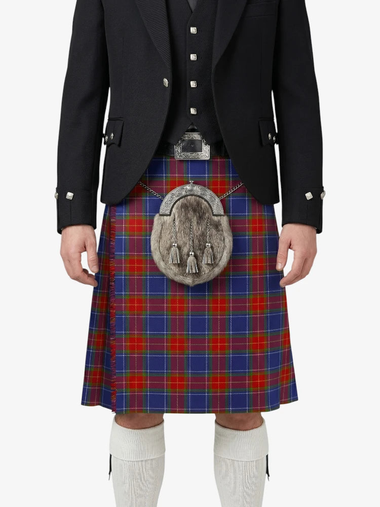 Chinese Scottish Tartan Kilt