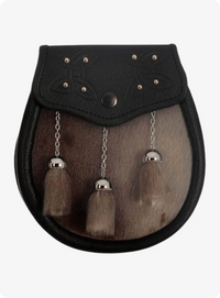 Chocolate Sealskin Dress Sporran