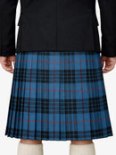 Clan Mackay Blue Ancient Tartan Kilt Model Back