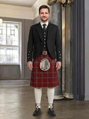 Conroy Tartan Kilt And Argyle Jacket Outfit