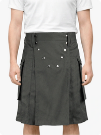 Dark Grey Utility Kilt