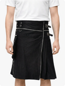  Black Gothic Utility Kilt