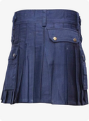 Dark Blue Women Utility Kilt