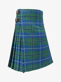 Douglas Blue Ancient Tartan Kilt Right Side