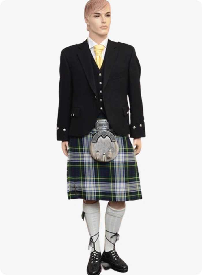 Custom Made Dress Gordon Tartan Kilt Outfit