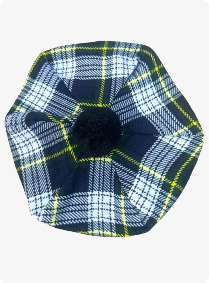 Custom Made Gordon Tartan Tam O Shanter Hat