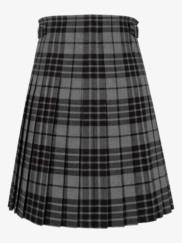 Grey Watch Tartan Kilt Back