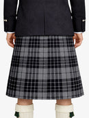 Grey Watch Tartan Kilt Model Back