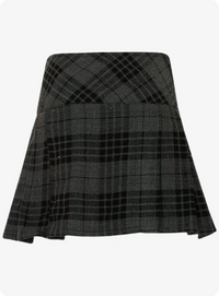 Hamilton Grey Tartan Skirt