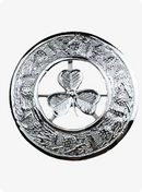 Irish Shamrock Kilt Brooch