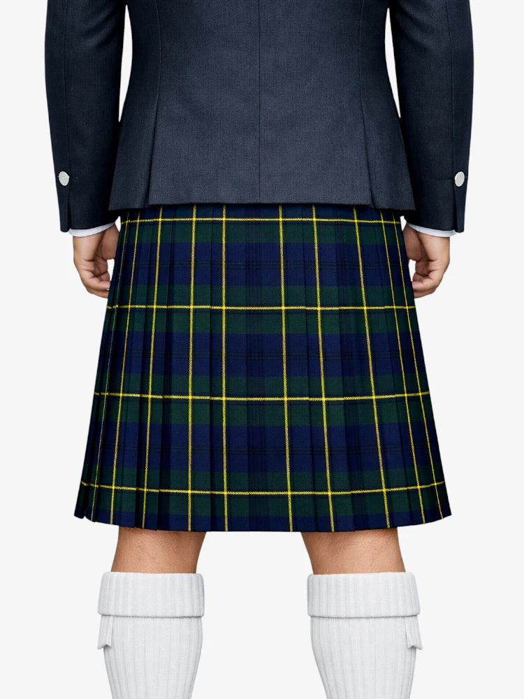 Johnstone Tartan Kilt Model Back