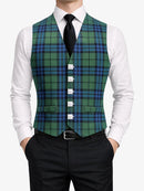 Keith Tartan Waistcoat Front
