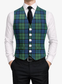 Keith Tartan Waistcoat Front