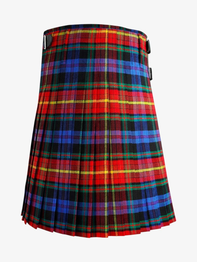 LGBT Pride Tartan Kilt Back