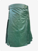 Leather Green Kilt