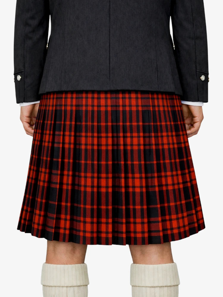 MacDonald Tartan Kilt Model Back