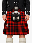 MacDonald Tartan Kilt Model Front