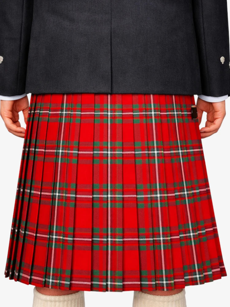 MacGregor Tartan Kilt Model Back