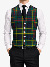 Maclaren Tartan Waistcoat Front