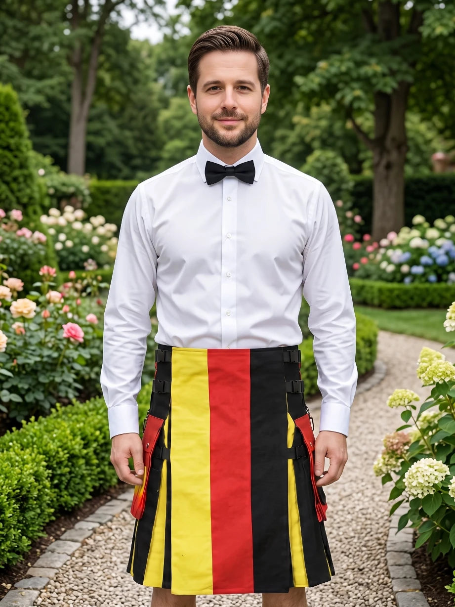 Custom Made German Flag Patriot Utility Kilt