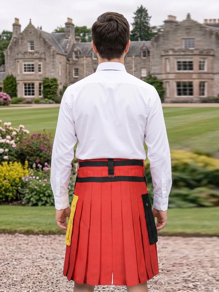 Custom Made German Flag Utility Kilt