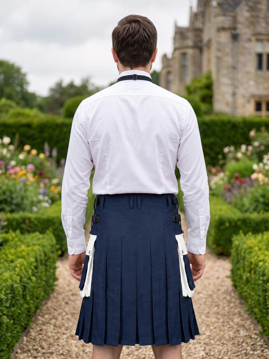 Custom Made Traditional Scotland Flag Utility Kilt