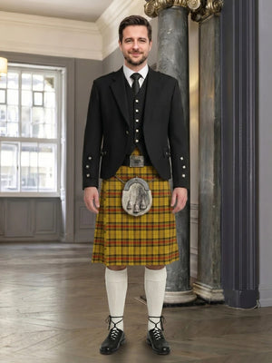 Morgan of Wales Tartan Kilt And Argyle Jacket Outfit