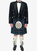 Price Charlie Ramsay Blue Tartan Kilt Outfit
