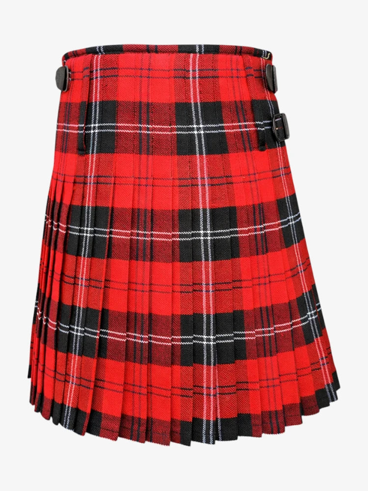 Ramsay Red Tartan Kilt Back