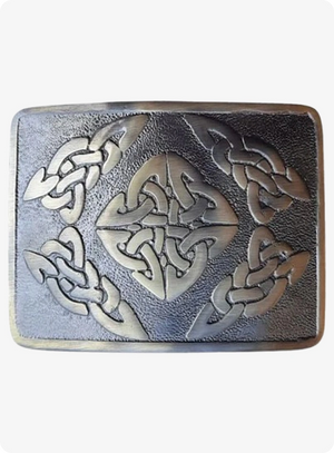 Custom Made Scottish Rhombus Design Kilt Belt Buckle