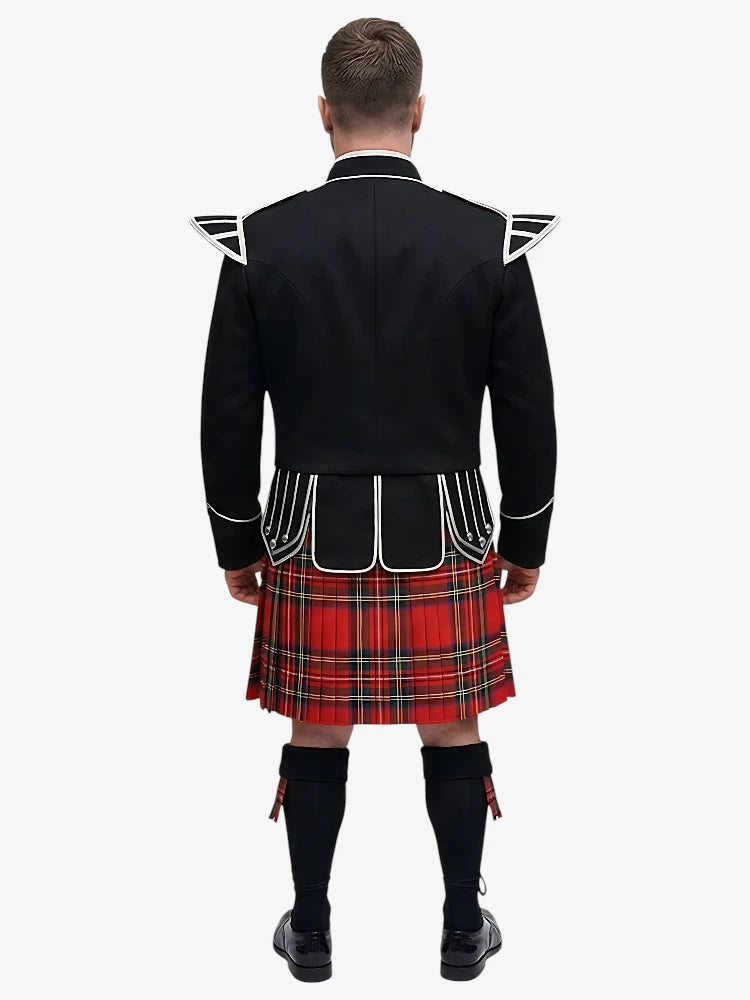 Royal Stewart Tartan Doublet Kilt Outfit