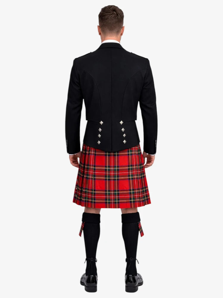 Royal Stewart Tartan Prince Charlie Kilt Outfit