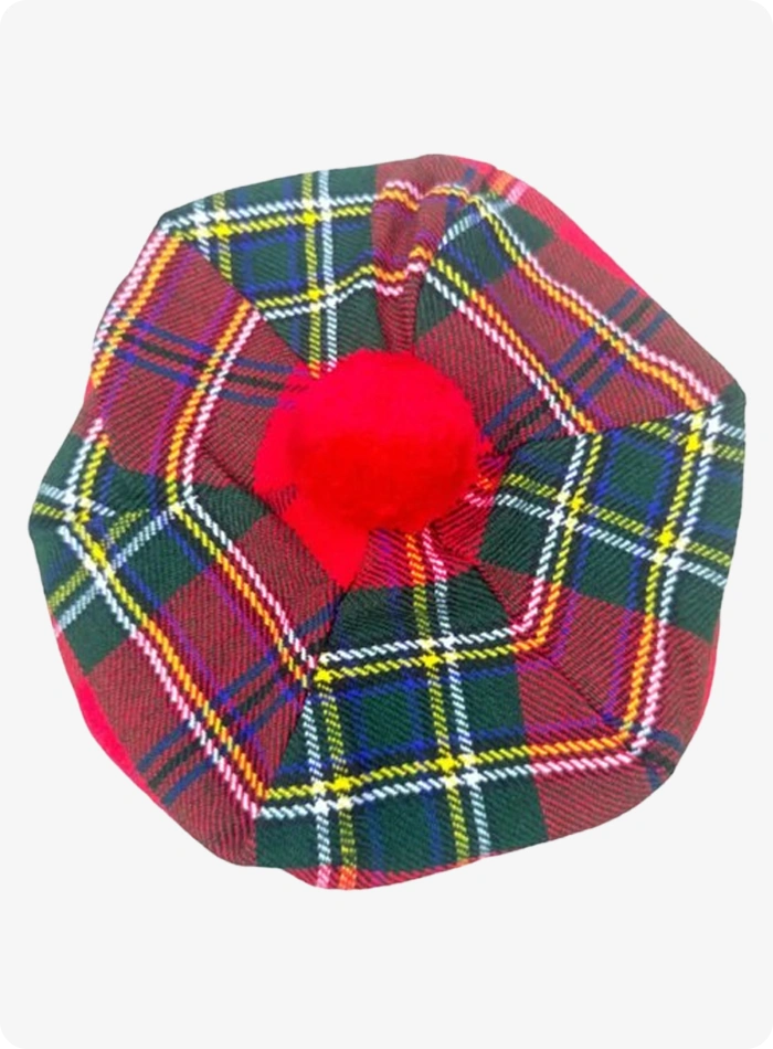 Custom Made Royal Stewart Tartan Tam O Shanter Hat