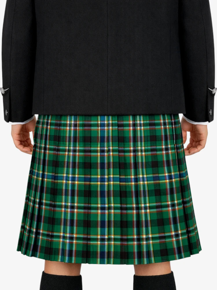 Scott Green Ancient Tartan Kilt  Model Back